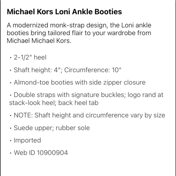 Michael Kors Ankle Bootie - Picture 8 of 9